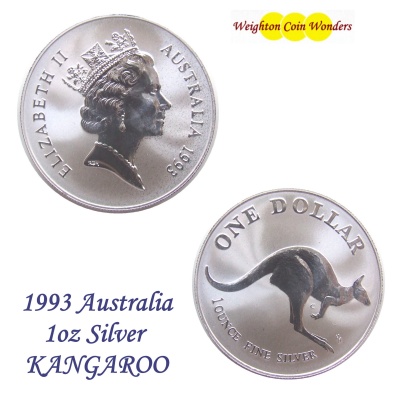 1993 Silver 1oz KANGAROO